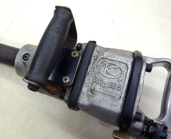 空研 エアーインパクトレンチ KW - 385 エアーツール エアー工具 自動車整備 大型 トラック ソケット(6角41mm/4角21mm)付 - 安心保証・業界最安値の販売 福助